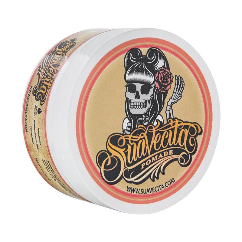 Suavecita Pomade - Water Soluble Hair Pomade for Women - Cruelty Free, Non-Greasy Formula with Healthy Shine, 4 Oz - Brush, Gel